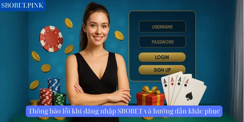 Thông báo lỗi khi đăng nhập SBOBET và hướng dẫn khắc phục